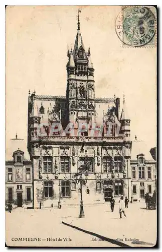 Cartes postales Compiegne Hotel de Ville