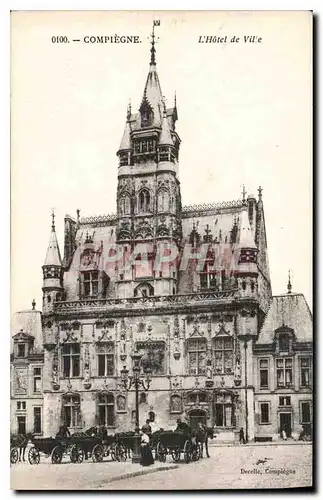 Cartes postales Compiegne L'Hotel de Ville