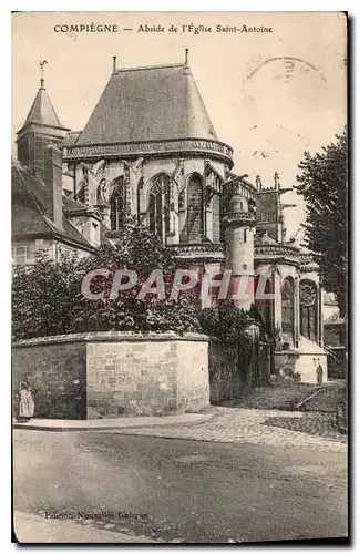 Cartes postales Compiegne Abside de l'Eglise Saint Antoine