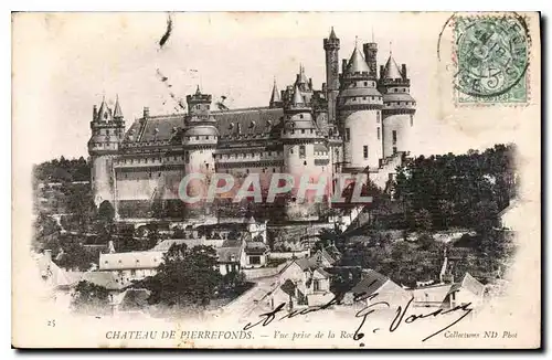 Ansichtskarte AK Chateau de Pierrefonds Vue prise de la Roche