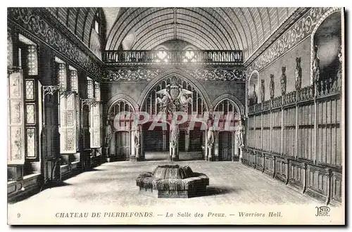 Cartes postales Chateau de Pierrefonds La Salle des Preux