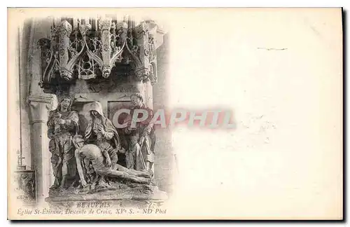 Cartes postales Beauvais Eglise St Etienne de Croix