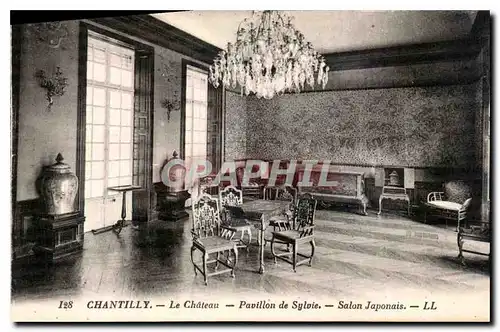 Ansichtskarte AK Chantilly Le Chateau Pavilion de Sylvie Salon Japonais