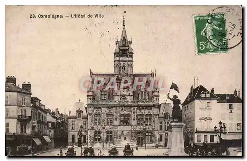 Cartes postales Compiegne L'Hotel de Ville