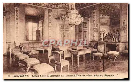 Ansichtskarte AK Compiegne Grand Salon de Reception des Dames d'Honneur