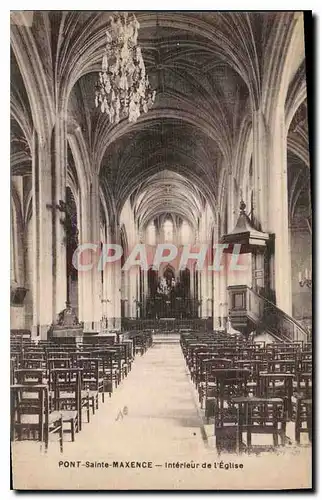 Cartes postales Pont Sainte Maxence Interieur de l'Eglise