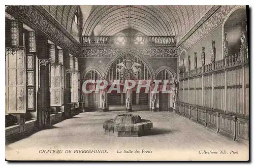 Cartes postales Chateau de Pierrefonds La Salle des Pruex