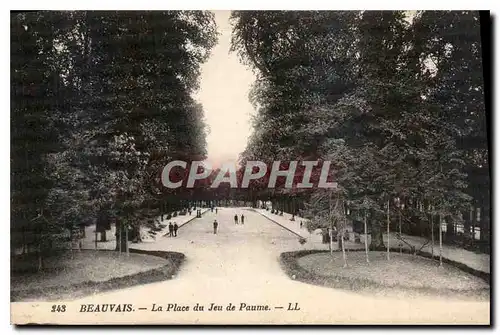 Ansichtskarte AK Beauvais La Place du Jeu de Paume