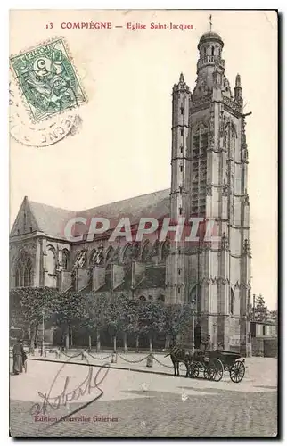 Cartes postales Compiegne Eglsie Saint Jacques