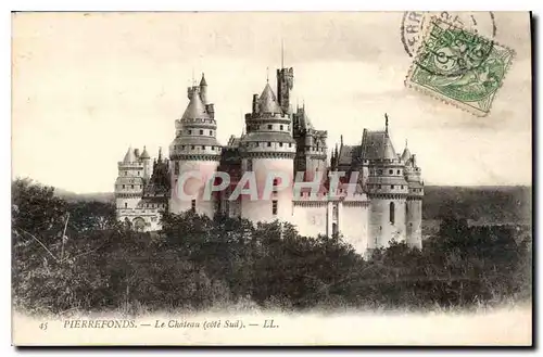 Ansichtskarte AK Pierrefonds Le Chateau cote Sud