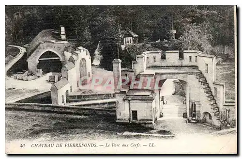 Cartes postales Chateau de Pierrefonds Le Parc aux Cerfs