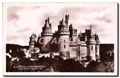 Cartes postales Chateau de Pierrefonds Cote de la Chapelle