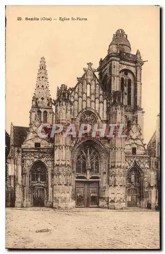 Cartes postales Senlis Oise Eglise St Pierre