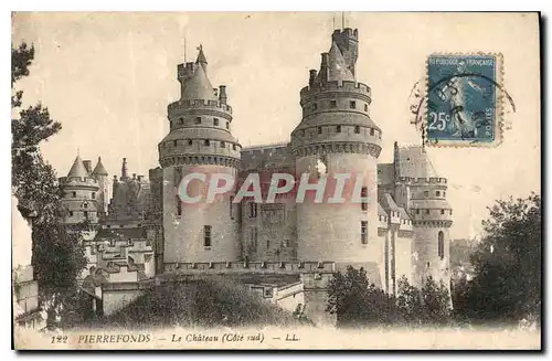 Cartes postales Pierrefonds Le Chateau Cote sud