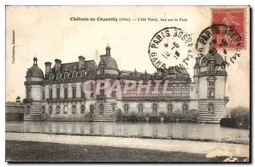 Ansichtskarte AK Chateau de Chantilly Oise Cote Nord vue sur le Parc