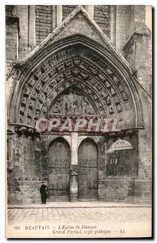 Cartes postales Beauvais L'Eglise St Etienne