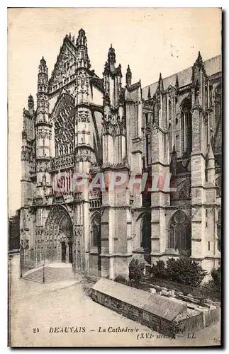 Cartes postales Beauvais La Cathedrale