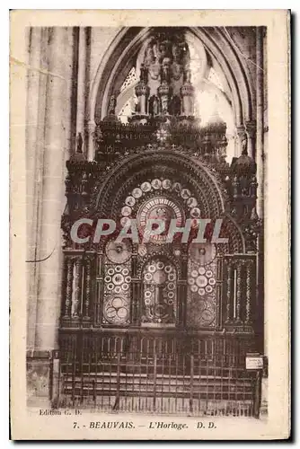 Cartes postales Beauvais L'Horloge