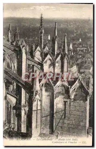 Cartes postales Beauvais La Cathedrale Abside Cote sud