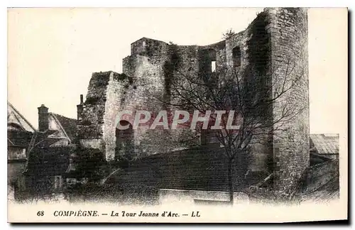 Cartes postales Compiegne La Tour Jeanne d'Arc