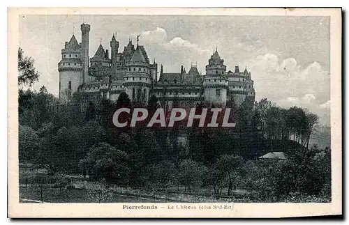 Cartes postales Pierrefonds le Chateau cote sud est