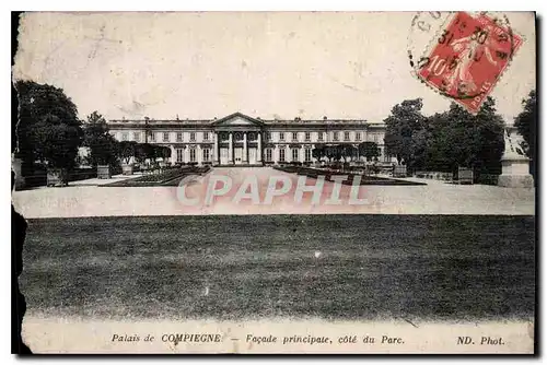 Ansichtskarte AK Palais de Compiegne facade principale cote du Parc