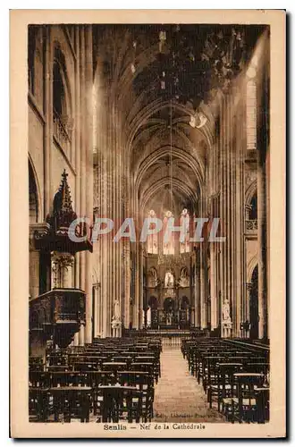 Cartes postales Senlis Nef de la Cathedrale