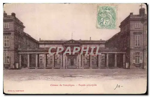 Cartes postales Chateau de Compiegne facade principale