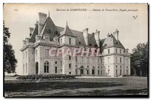 Ansichtskarte AK Environs de Compiegne Chateau de Franc Port facade principale