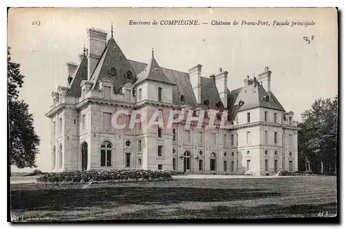 Cartes postales Environs de Compiegne Chateau de Franc Port facade principale