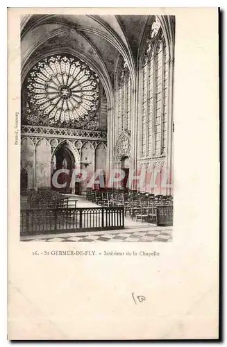 Ansichtskarte AK St Germer de Fly interieur de la Chapelle