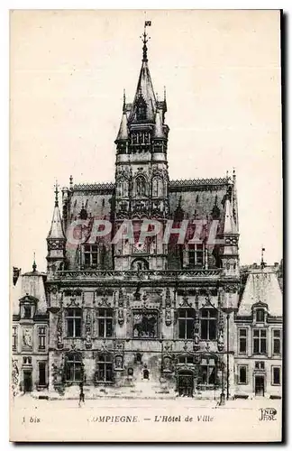 Cartes postales Compiegne l'Hotel de Ville