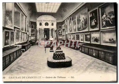 Cartes postales Chantilly Galerie des Tableaux