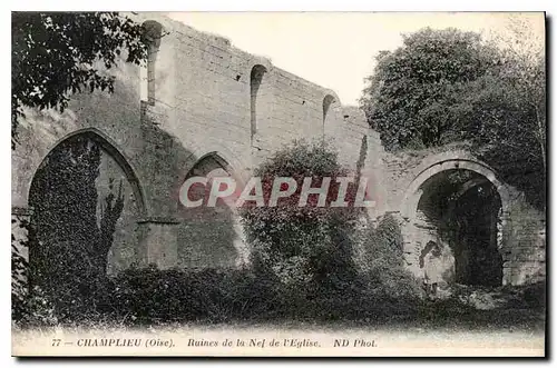 Ansichtskarte AK Champlieu Oise Ruines de la Nef de l'Eglise