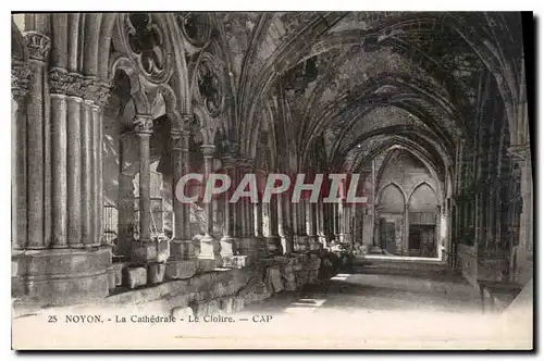 Cartes postales Noyon la Cathedrale le Cloitre