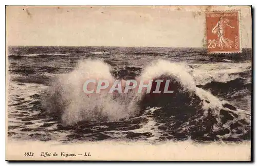 Cartes postales Effet de Vagues