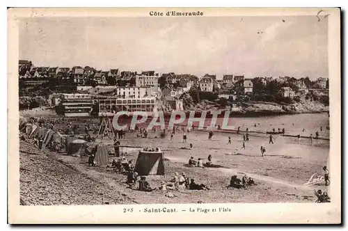 Cartes postales Saint Cast la Plage et l'isle