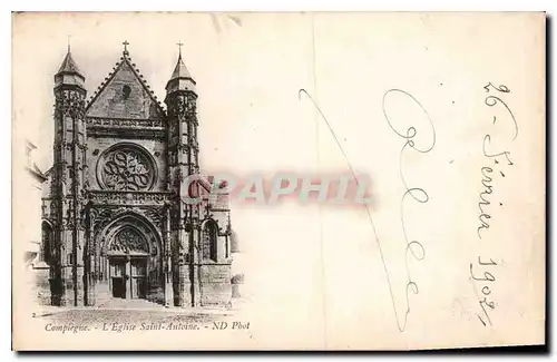 Cartes postales Compiege l'Eglise Saint Antoine