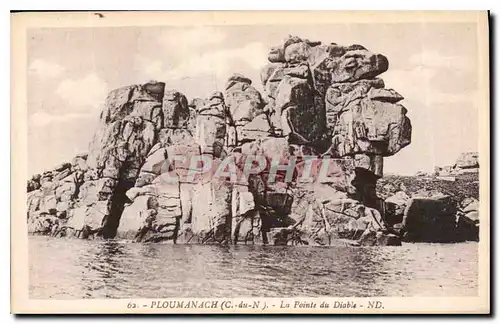 Cartes postales Ploumanach C du N la Pointe du Diable