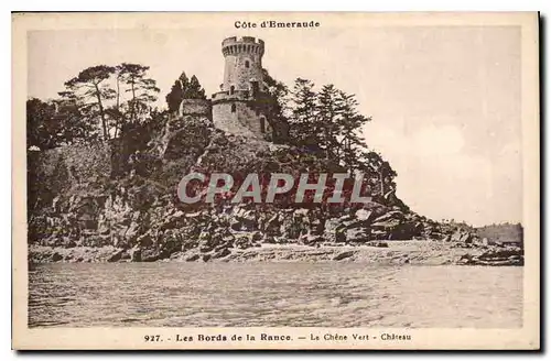 Ansichtskarte AK Cote d'Emeraude les Bords de la Rance le Chene Vert Chateau