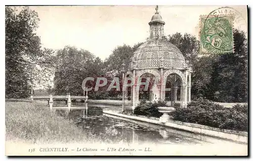 Cartes postales Chantilly le Chateau l'Ile d'Amour