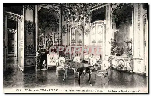Ansichtskarte AK Chateau de Chantilly les Appartements des de Conde le Grand Cabinet