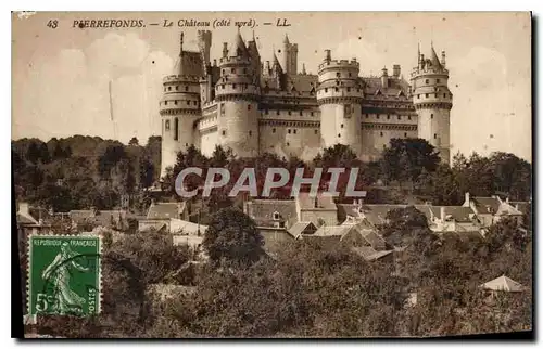 Cartes postales Pierrefonds le Chateau cote nord