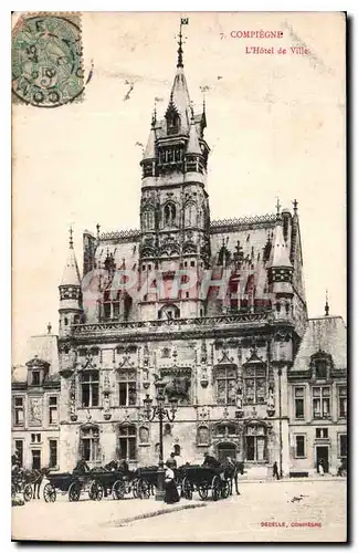 Cartes postales Compiegne l'Hotel de Ville