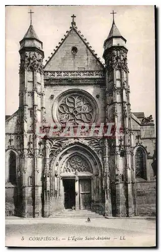 Cartes postales Compiegne l'Eglise Saint Antoine