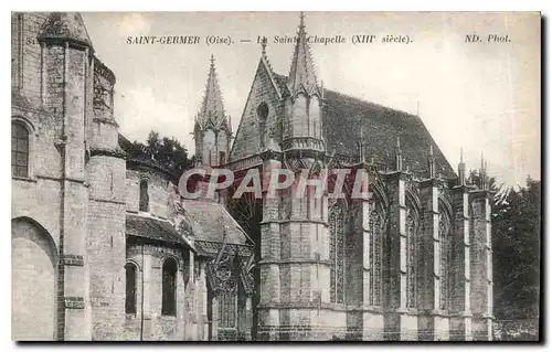 Cartes postales Saint Germer Oise la Sainte Chapelle XIII siecle