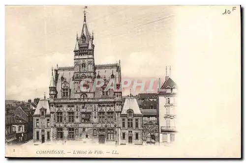 Cartes postales Compiegne l'Hotel de ville