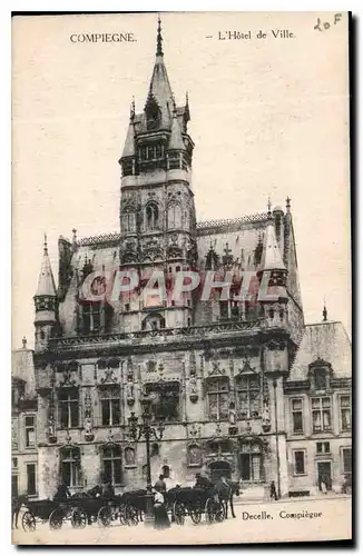 Cartes postales Compiegne l'Hotel de ville