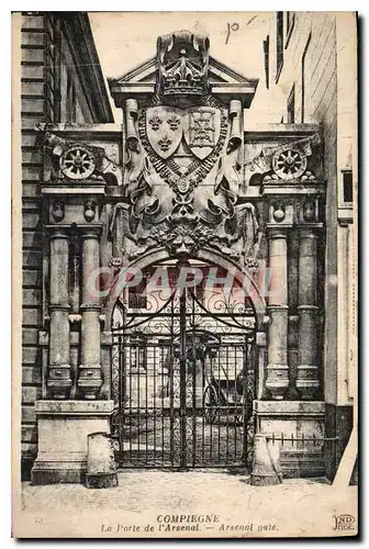 Cartes postales Compiegne la Porte de l'Arsenal