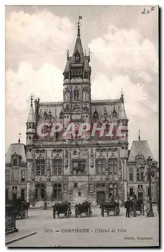 Cartes postales Compiegne l'Hotel de Ville